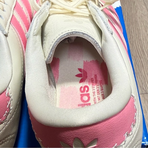 New adidas Taekwondo Lace Off White / Pink JQ4491 Size 6Y/7.5W, 7Y/8.5W Womens - Picture 11 of 12